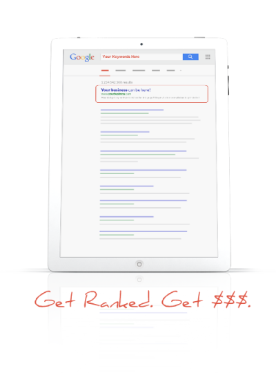 SEO Google SERP Mockup Tablet