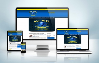 Responsive Website Mock-Up All-Rite Sealcoating Responsive Website Mock-Up All-Rite Sealcoating