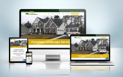 Responsive Website Mock-Up Brothers Landscapers