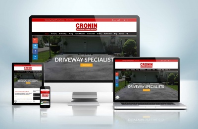 Responsive Website Mock-Up-Cronin Sealcoating Asphalt Services
