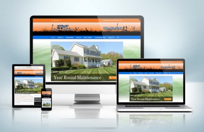 Responsive Website Mock-Up T&R Landscaping